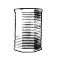 vaso in cotto: h 52 cm diametro 33 cm